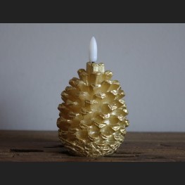 LED Dennenappel Goud S
