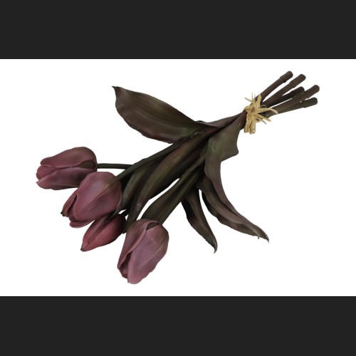 Tulp Boeket Donker Roze, 809948